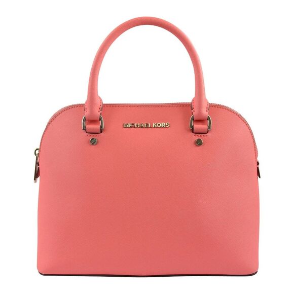 Michael Kors Saffiano Leather Cindy Medium Satchel - Picture 2 of 5